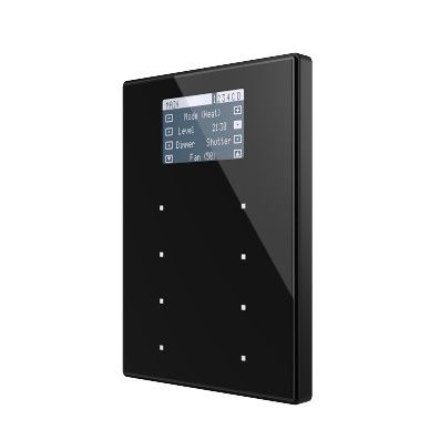 ZENNIO ZVI-TMDV-AA TMDV room controller, aluminum frame, black