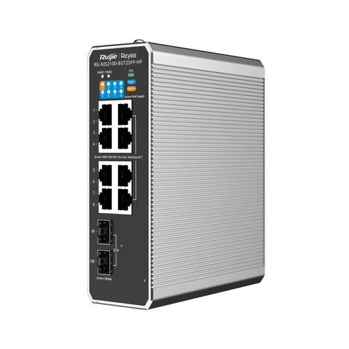 RUIJIE RG-NIS2100-8GT2SFP-HP 8-Port RJ45 Gigabit and 2-Port SFP Cloud Managed I