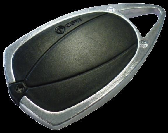 CDVI METAL MIFARE® Classic vandal-proof key holder format TAG