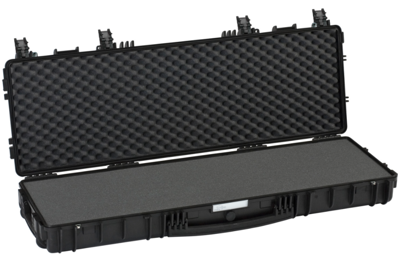 GT LINE 11413.B valigia lunga114 cm, nera con spugna precubettata