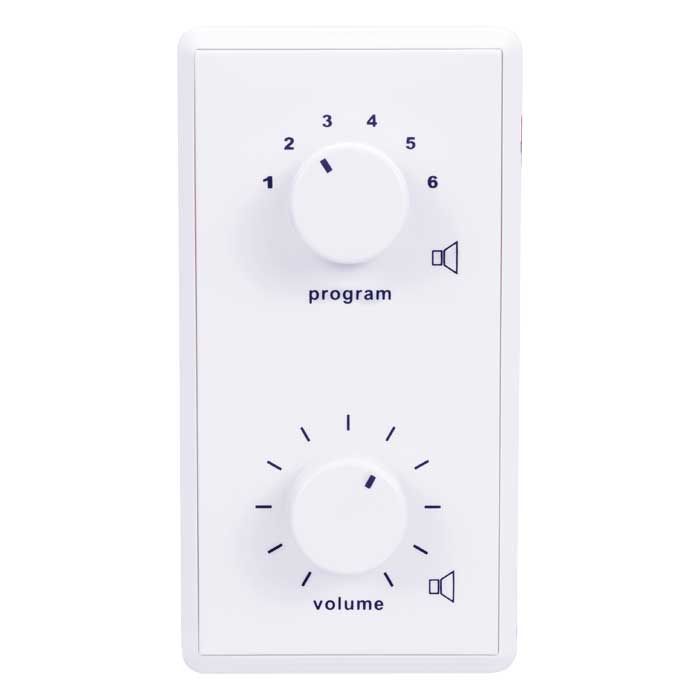 PASO TLS60-RE 100 V 6-line selector - 60 W attenuator - bypass relay