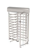 NICE TURNSTILES CAGEO3316 Single gate with 3-arm rotor 120° angle - AISI 316 brushed stainless steel structure