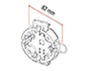 FAAC 132339 SUPPORTO ALLUMINIO CON MOLLA RITENUTA TM58