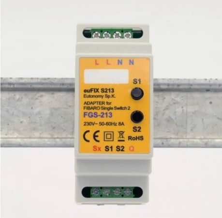 FIBARO THIRD PARTY S213 DIN adapter for FIBARO