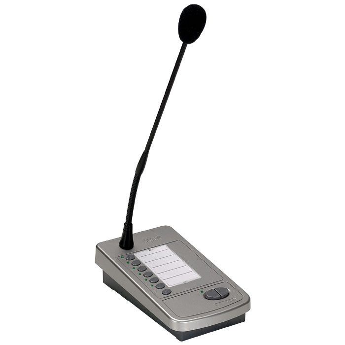 PASO B711/6-G Preamplified microphone bases (6-zone selection)