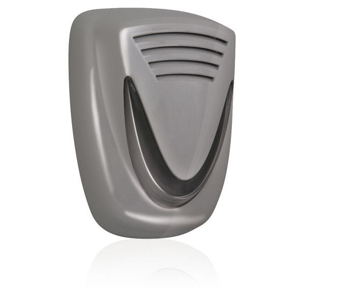VENITEM 23.26.33 Sirena MINI MURANO AL autoalimentata grigio argentato-arancio