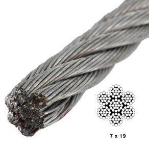 SOMMER 25012 Cavo acciaio 7x19 d=3.0 mm