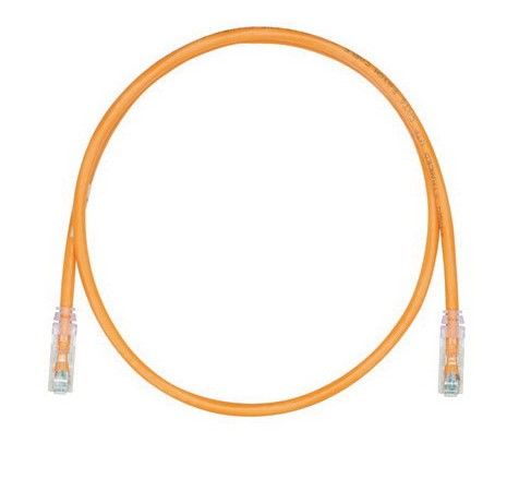PANDUIT UTPSP4MORY Patch Cord in Rame- Cat 6- Orange UTP Cable- 4 Meter