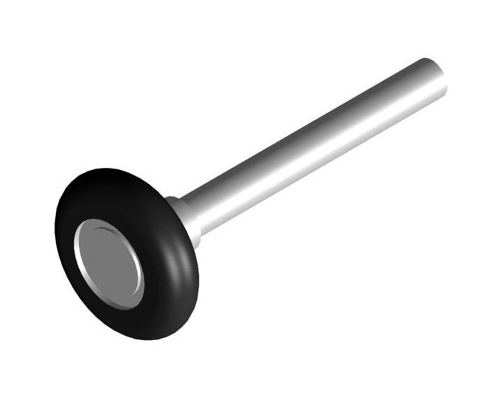 SOMMER 25008.1 Rullo 46/11/95 mm nero