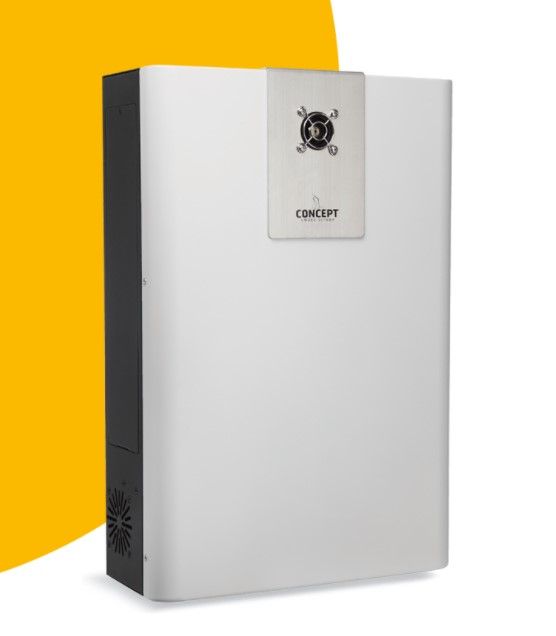 CONCEPT CSS-TI70-230 Titanium TI70 (staffe. batterie. ugello inclinato 