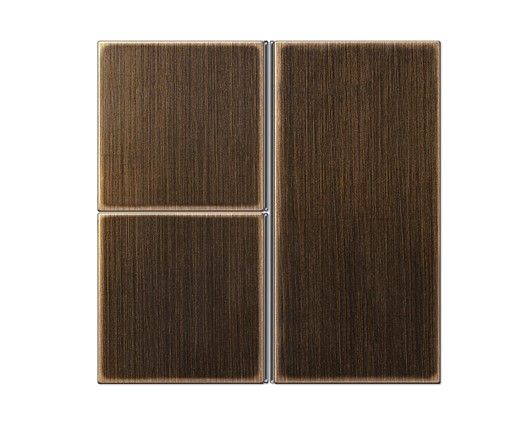 JUNG ME2403TSAAT Copritasto per modulo sensore 3 canali- mod. LS990- ottone anticato