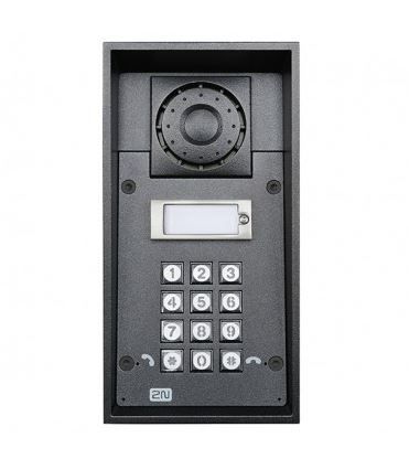 9151101CKW 2N IP Force - 1 button & camera & keypad & 10W 