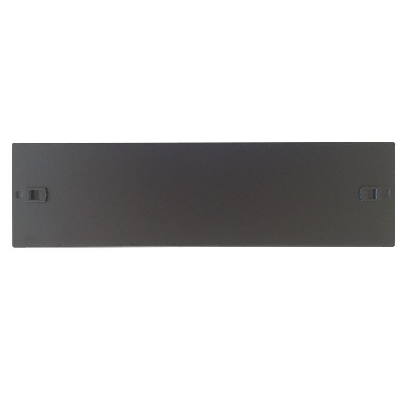 WP RACK WPN-ABP-3SL-B 3U SOLID PANEL SCREWLESS,, BLACK RAL 9005