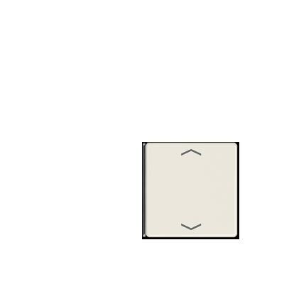JUNG A404TSAP14 Key cover for sensor 4 c-channels. symbol mod. A500 - keys 1 and 4 - white