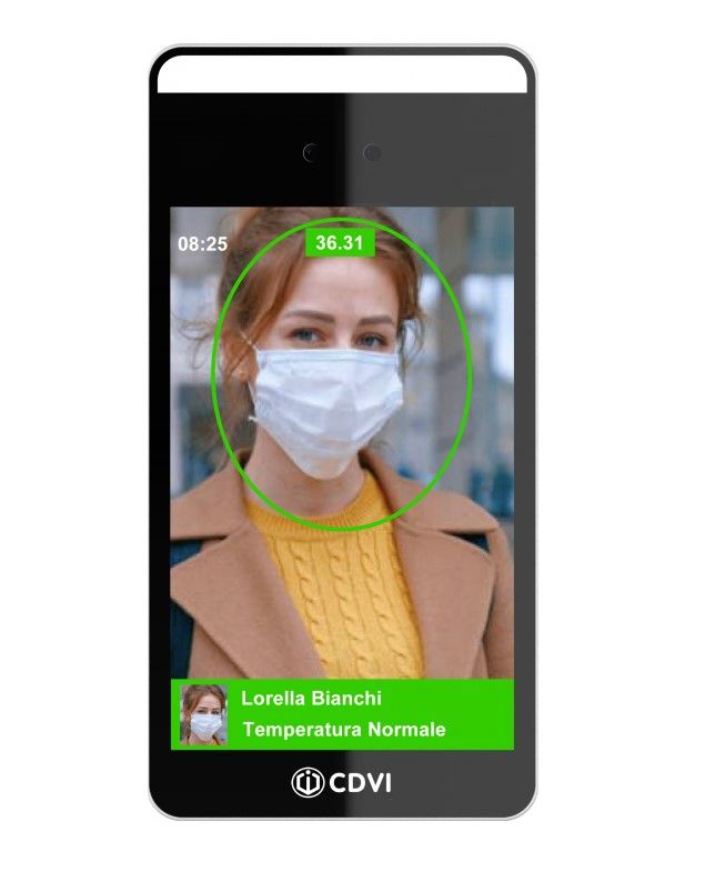 CDVI FTC1000 Facial recognition and temperature sensing solution