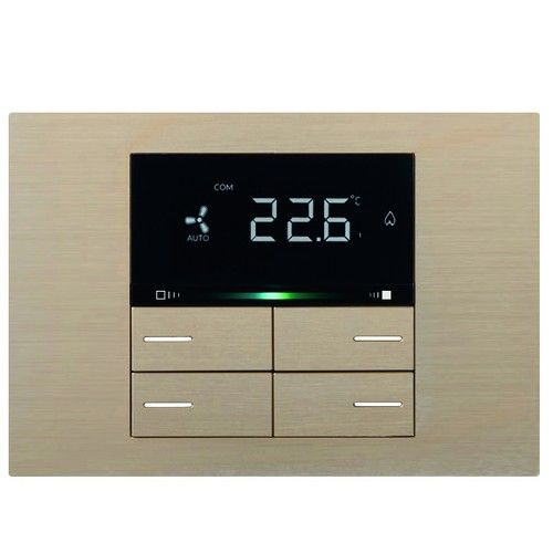 EELECTRON PO71A03MT-CH PLACCA 71 METAL CHAMPAGNE - 3MODULI
