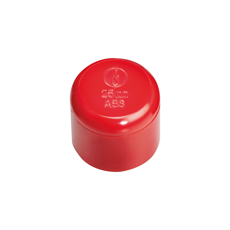 COOPER CSA INCENDIO AA-C25R TAPPO ROSSO IN ABS, 25MM DIAMETRO