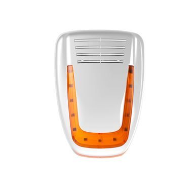 VENITEM 23.21.53 MOSE LS chrome/orange siren E N50131-4 with double micro anti-shock anti-foam system against violent shocks