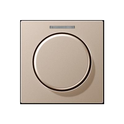 JUNG A1540KO5CH Cover with light outlet for KNX rotary button - champagne