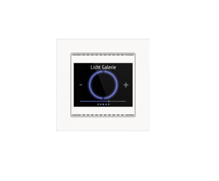 ELSNER 70606 Cala KNX T- white KNX Temperature Sensor with Display