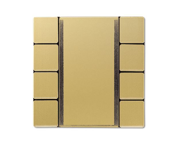 JUNG ME2074NABSC Sensore a tasti 4 canali Standard per accoppiatore bus KNX 2070U radiotrasmettitore a parete 40FW- ottone classico