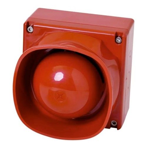 BOSCH FIRE FNM-420-B-RD LSN/ LSNi low absorption siren, for outdoor use.