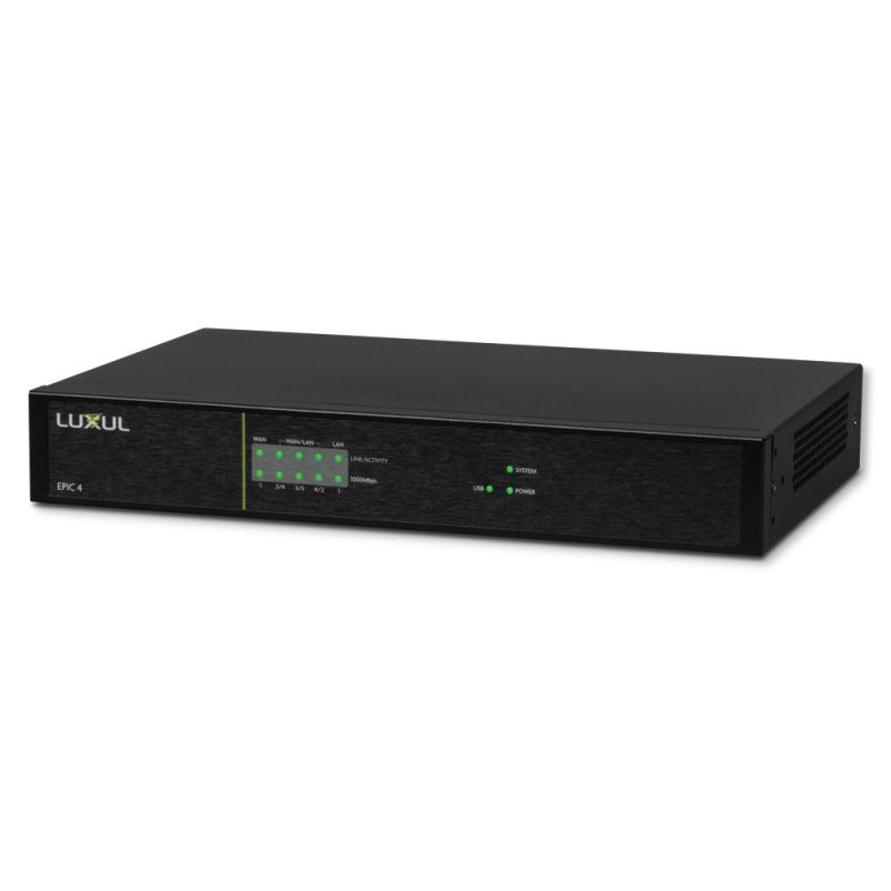 ELAN LX-ABR-4500 Router Router Luxul Epic 4 Gigabit con Faci posteriore