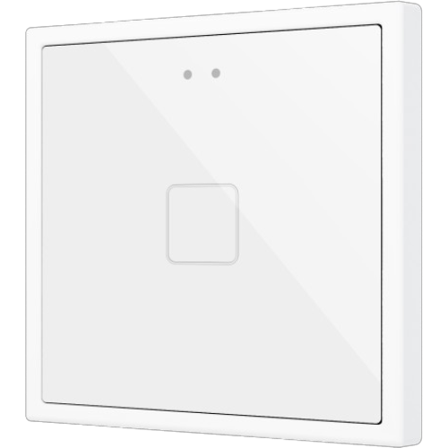 ZENNIO ZVIF70X1W Flat 70 X1. PC-ABS Capacitive push button - White