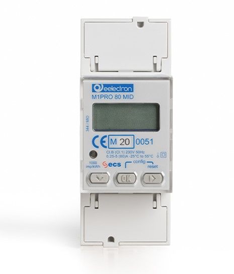 EELECTRON PM10E02IRE SINGLE-PHASE DIGITAL ENERGY METER – DIRECT CONNECTION 80 A – MID