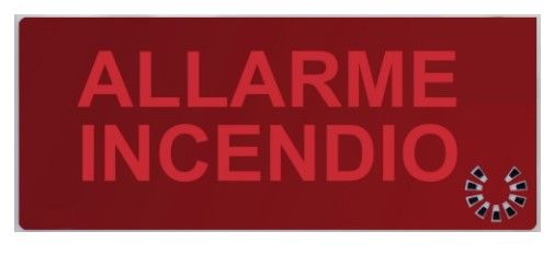 COOPER CSA FIRE CSA08584 5955 &#39;FIRE ALERT&#39; WORDING