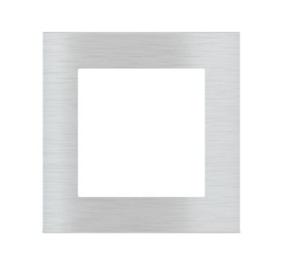 EKINEX EK-DQG-GAG Placca quadrata finestra 55X55 in plastica (colore argento)