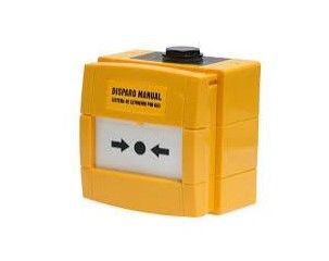 INIM INCENDIO MCP3A-Y000SG-K013-65C Pulsante manuale di allarme per sistemi di spegnimento - colore GIALLO