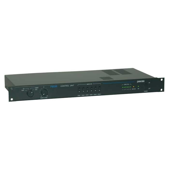 PASO P8036 6-zone voice/music control unit