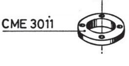 RIB CME3011 FLANGETTA POST.R60-SUPER 6/8000/INDUSTRIAL