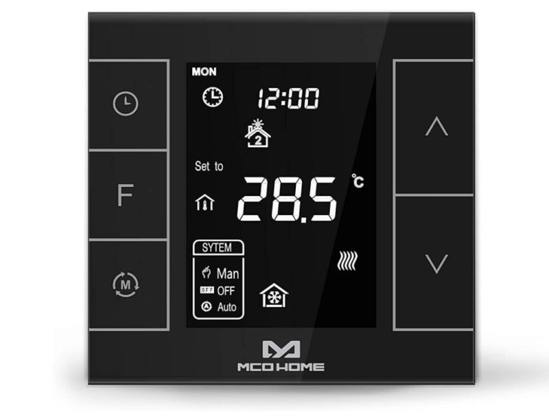 FIBARO TERZE PARTI MH7H-WH (black) Water Heating Thermostat