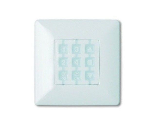 NICE WSW Square wall plate, white 10 pieces