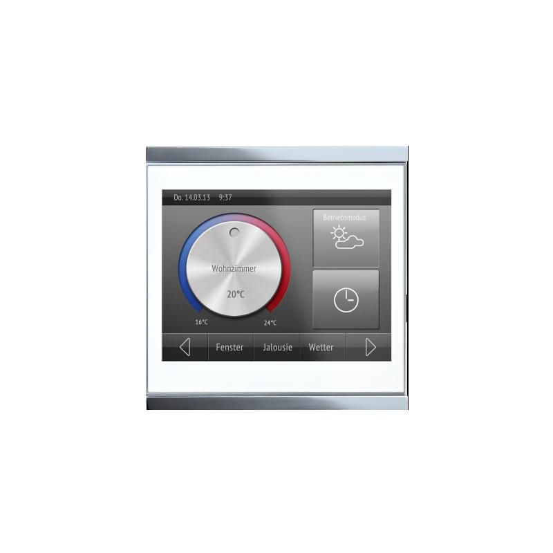 ELSNER 70258 KNX Touch Body - white/chrome glossy KNX Touch D