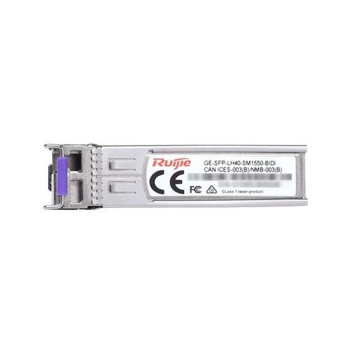RUIJIE GESFPLH40SM1550BIDI 1000BASE-LH, SFP Transceiver, BIDI-TX1550/RX1310,
