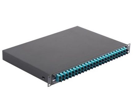PANDUIT FD1W12AQDSCZ Opticom Pre-loaded Fiber Drawer with 12 Duplex 50
