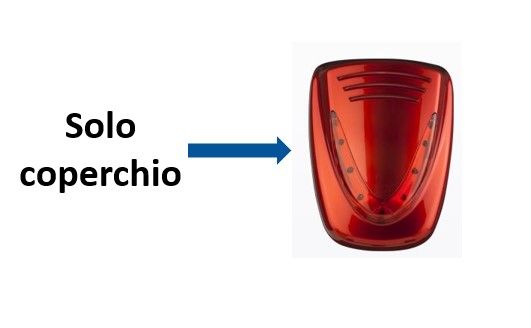 VENITEM 23.28.00 Coperchio MURANO rosso perlato