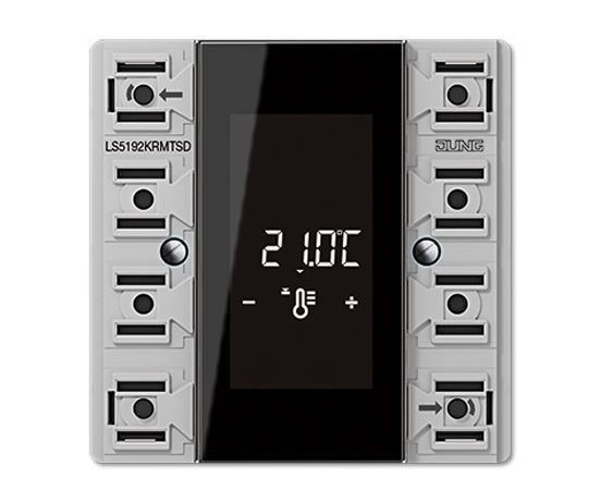 JUNG LS5192KRMTSD Modulo controller ambientale RCD compact KNX 2 canali- per gruppo tasti completo- 2 canali- n. art.: LS 502 TSA 