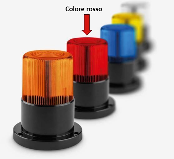 VENITEM 26.46.22 Lampeggiante FL100LED flash rosso