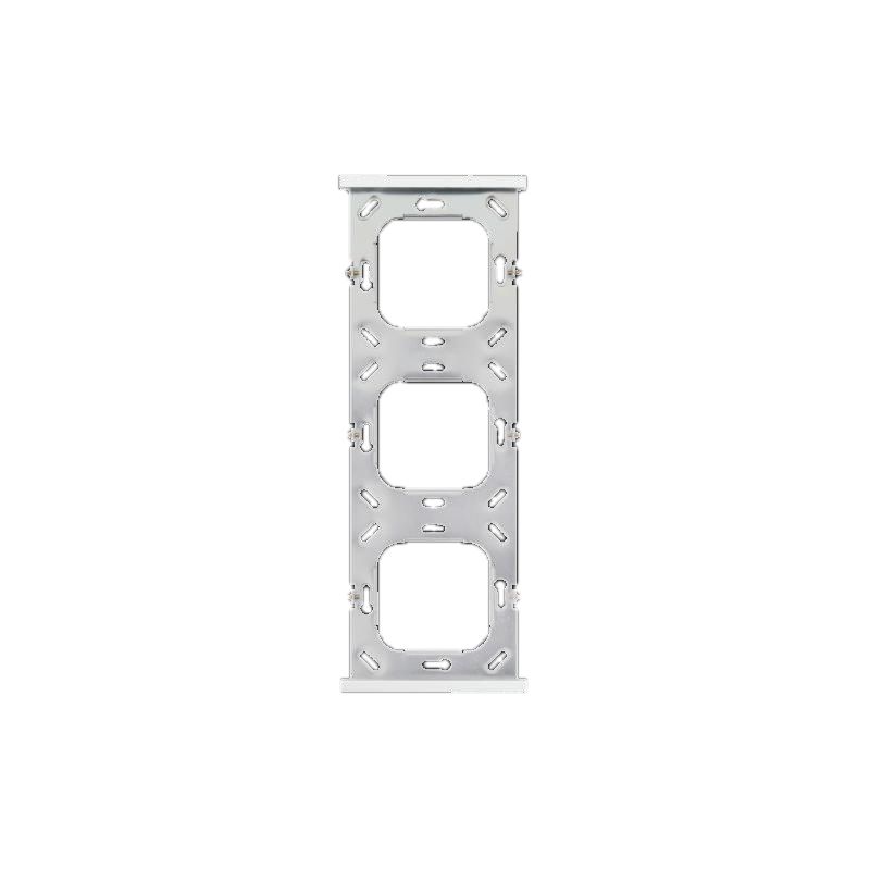 ELSNER 70415 Frame Corlo Plane 3-gang- white matt Frame for mounting
