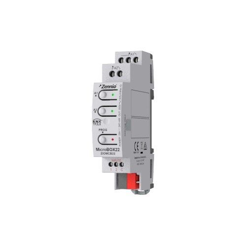 ZENNIO ZIOMCB22 MicroBox 22. Multifunction actuator with KNX Secur
