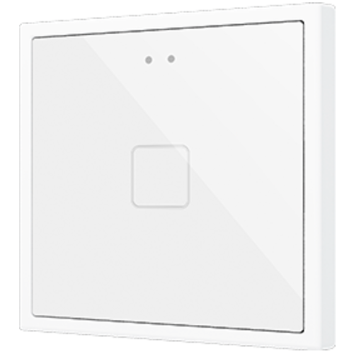 ZENNIO ZVIFR70X1W Flat RGB 70 X1. Pulsante capacitivo in vetro - Bianco
