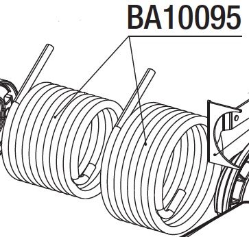 RIB BA10095 R COPPIA MOLLE PRESIDENT 3MT/4MT (RICAMBIO)
