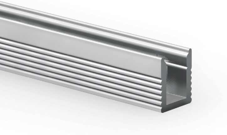 LEDCO PR105 PROFILO SUPERFICIE 5 MM 2MT. ANODIZZATO