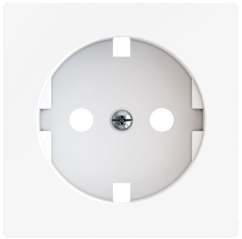 ZENNIO 830000408 Schuko cover ZS55, gloss white