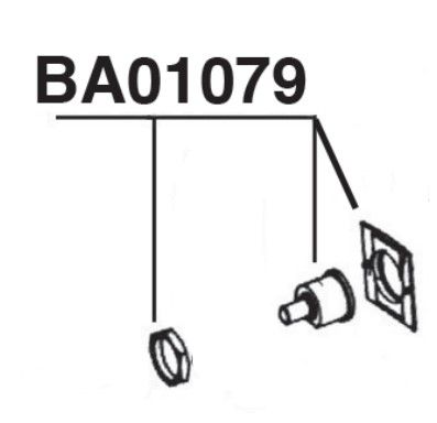 RIB BA01079 AIR CYLINDER. K/KING (2 KEYS) with adhesive