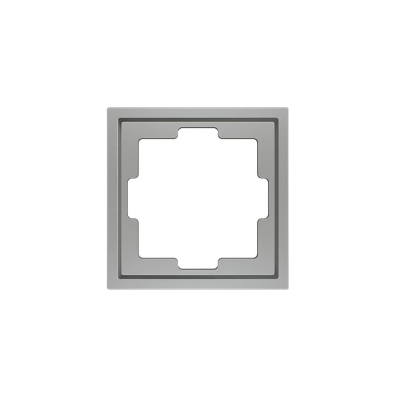 ZENNIO ZS70FR1S 70 x 70 frame for ZS70 sockets, silver
